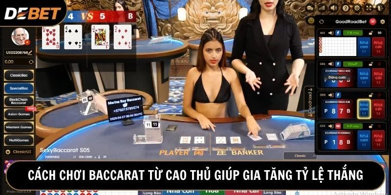 Bỏ túi kinh nghiệm cược baccarat chắc thắng từ cao thủ