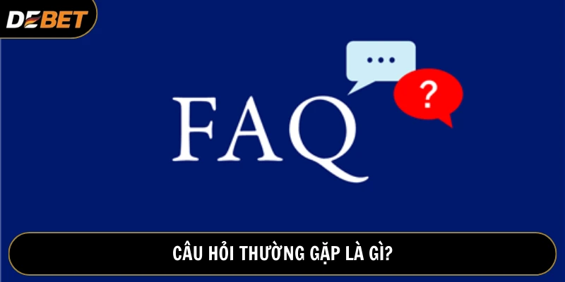Câu hỏi thường gặp bao gồm thắc mắc về mọi hoạt động