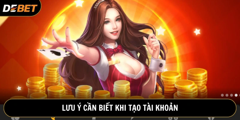 Khách hàng chỉ được tạo 1 acc duy nhất tại nền tảng giải trí